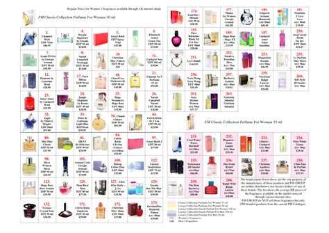 fm perfume brand list|fm perfume catalog.